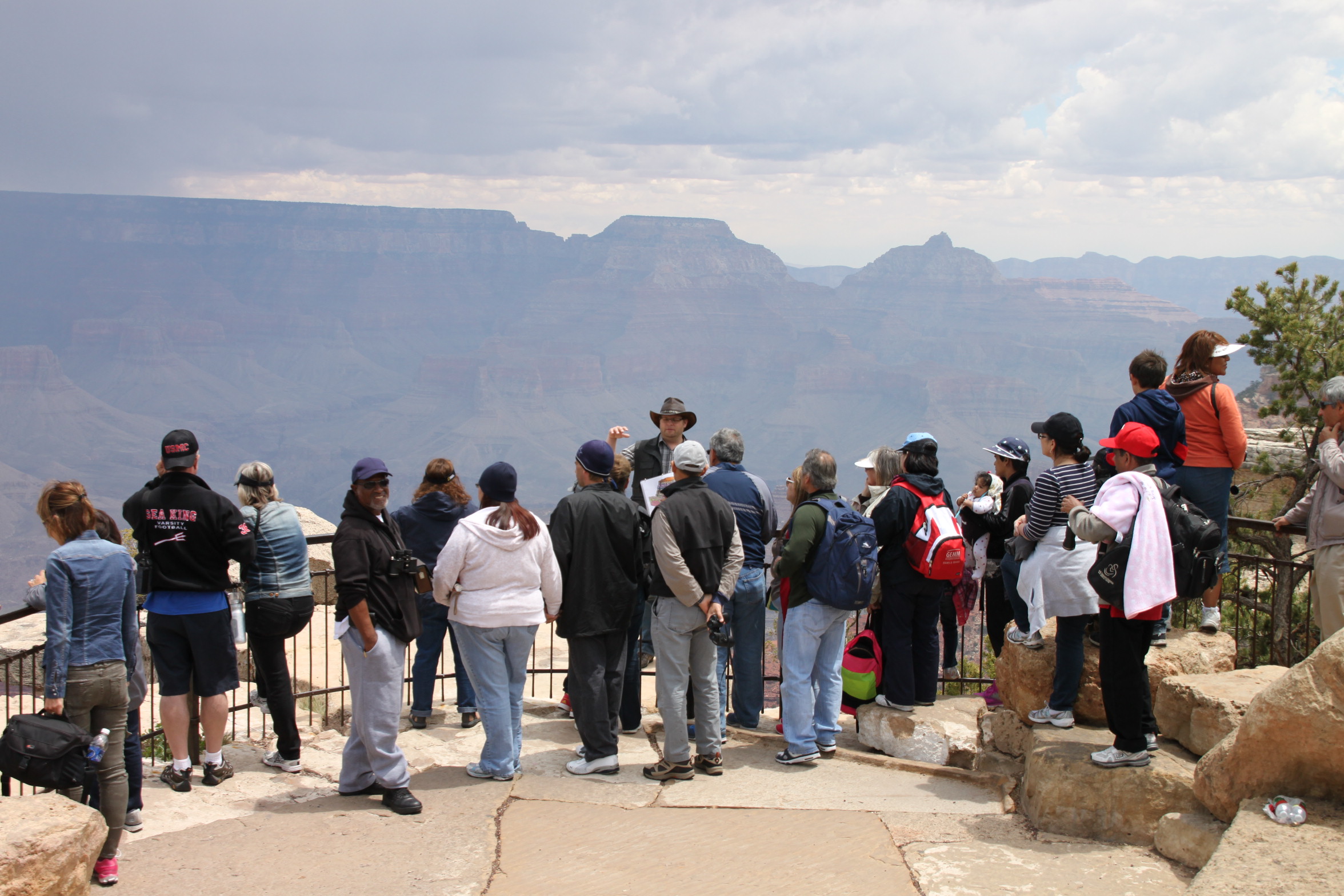 GCSI field education group at Grand Canyon